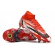 Nike Mercurial Vapor XIV Elite SG PRO Anti Clog High White Red Men Football Boots