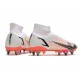 Nike Mercurial Vapor XIV Elite SG PRO Anti Clog High White Red Men Football Boots