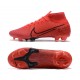 Nike Superfly 7 Elite SE FG Black Red High Men Football Boots