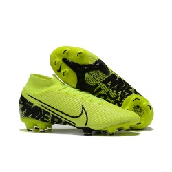 Nike Superfly 7 Elite SE FG Green Black High Men Football Boots