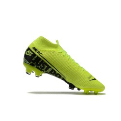Nike Superfly 7 Elite SE FG Green Black High Men Football Boots