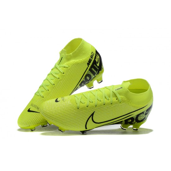 Nike Superfly 7 Elite SE FG Green Black High Men Football Boots