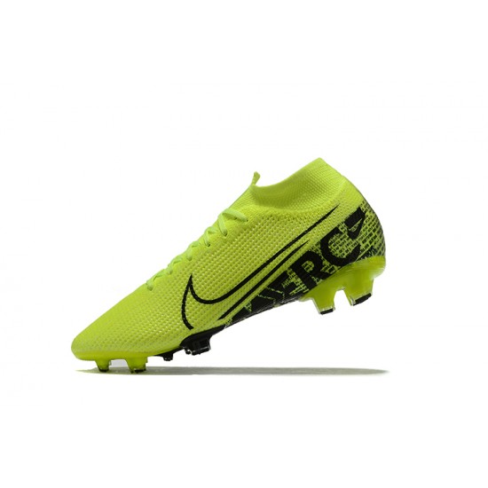 Nike Superfly 7 Elite SE FG Green Black High Men Football Boots