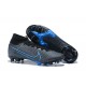 Nike Superfly 7 Elite SE FG Mixtz Black Blue High Men Football Boots