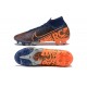 Nike Superfly 7 Elite SE FG Orange Blue High Men Football Boots