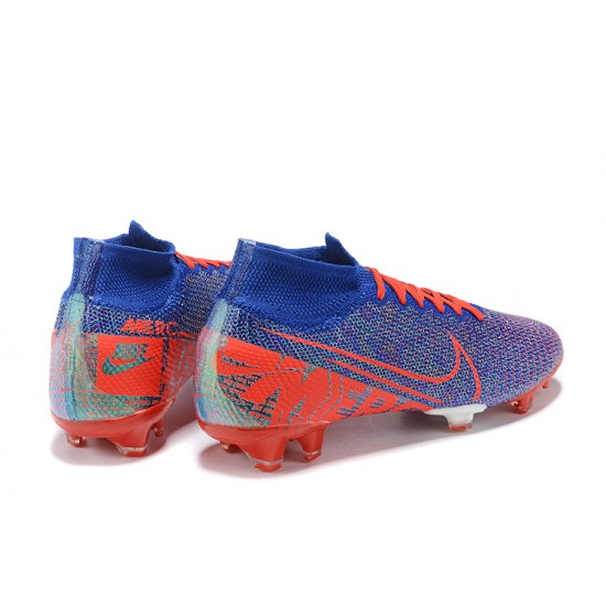 Nike Superfly 7 Elite SE FG Orange Light/Blue High Men Football Boots