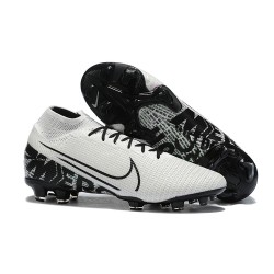 Nike Superfly 7 Elite SE FG White Black High Men Football Boots