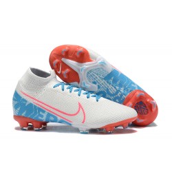 Nike Superfly 7 Elite SE FG White Pink Orange Blue High Men Football Boots