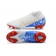 Nike Superfly 7 Elite SE FG White Red Blue Red High Men Football Boots