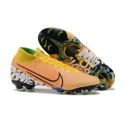 Nike Superfly 7 Elite SE FG Yellow Orange Green Black High Men Football Boots