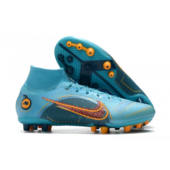 Nike Superfly 8 Academy AG High Blue Women/Men Football Boots