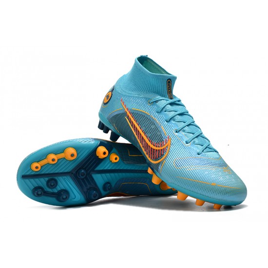 Nike Superfly 8 Academy AG High Blue Women/Men Football Boots