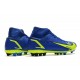 Nike Superfly 8 Academy AG High Blue Yellow Women/Men Football Boots