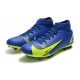 Nike Superfly 8 Academy AG High Blue Yellow Women/Men Football Boots