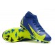 Nike Superfly 8 Academy AG High Blue Yellow Women/Men Football Boots