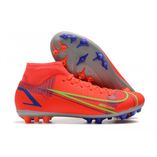 Nike Superfly 8 Academy AG High Red Women/Men Football Boots