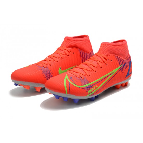 Nike Superfly 8 Academy AG High Red Women/Men Football Boots