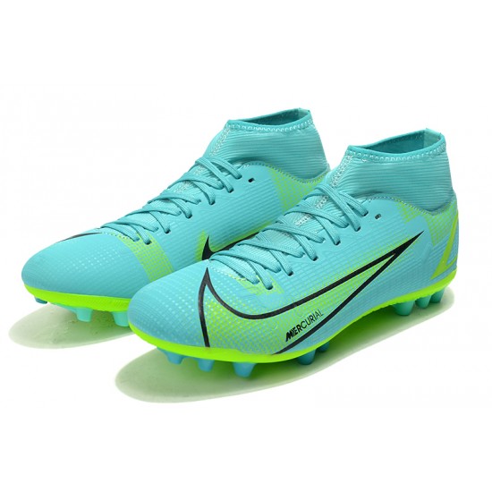 Nike Superfly 8 Academy AG High Turqoise Women/Men Football Boots