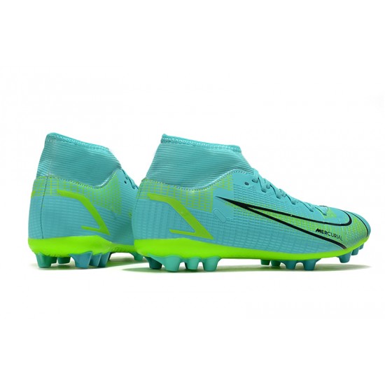 Nike Superfly 8 Academy AG High Turqoise Women/Men Football Boots