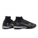 Nike Superfly 8 Academy TF Black Gold Gray High Men Football Boots