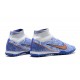 Nike Superfly 8 Academy TF Blue Gold White Men High Football Boots