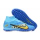 Nike Superfly 8 Academy TF Blue Yellow White Black Men High Football Boots
