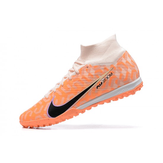 Nike Superfly 8 Academy TF Fuchsia Light/Orange Black Men High Football Boots