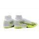 Nike Superfly 8 Academy TF Gray Yellow Black High Men Football Boots