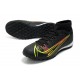 Nike Superfly 8 Academy TF High Black Yellow Men Football Boots