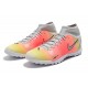 Nike Superfly 8 Academy TF High White Pink Yellow Men Football Boots