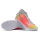 Nike Superfly 8 Academy TF High White Pink Yellow Men Football Boots