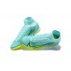 Nike Superfly 8 Academy TF LightBlue LightGreen Black High Men Football Boots