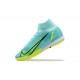 Nike Superfly 8 Academy TF LightBlue LightGreen Black High Men Football Boots