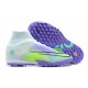 Nike Superfly 8 Academy TF LightPurple Green Yellow White High Men Football Boots