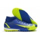 Nike Superfly 8 Academy TF Low Dark Blue Yellow Men Football Boots