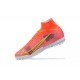 Nike Superfly 8 Academy TF Orange Green High Men Football Boots
