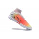 Nike Superfly 8 Academy TF Orange Yellow Black Silver High Men Football Boots