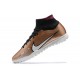 Nike Superfly 8 Academy TF Pink Gold White Black Men High Football Boots