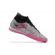 Nike Superfly 8 Academy TF Pink Gray Black Men High Football Boots