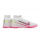 Nike Superfly 8 Academy TF Pink White Black Yellow Men High Football Boots