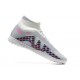 Nike Superfly 8 Academy TF Pink White Blue Men High Football Boots