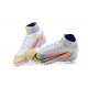 Nike Superfly 8 Academy TF Pink White Yellow High Men Football Boots