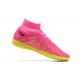 Nike Superfly 8 Academy TF Pink Yellow Men High Football Boots