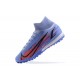 Nike Superfly 8 Academy TF Purple Black Light/Orange High Men Football Boots