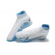 Nike Superfly 8 Academy TF White Blue Black Men High Football Boots