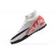 Nike Superfly 8 Academy TF White Orange Black Men High Football Boots