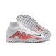 Nike Superfly 8 Academy TF White Orange Men High Football Boots