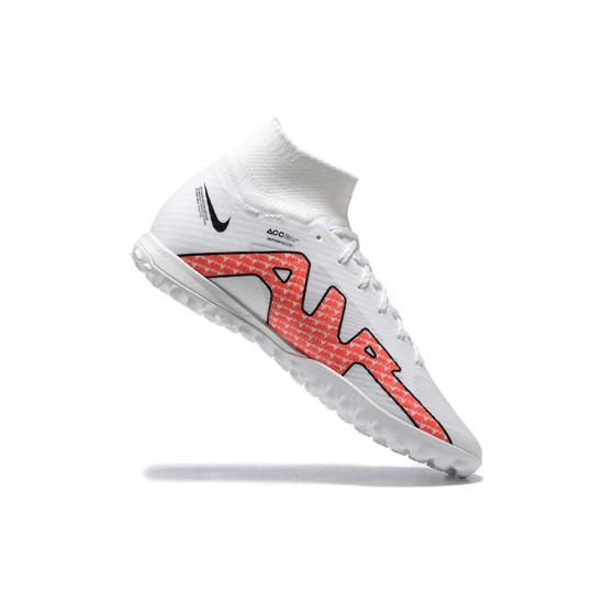 Nike Superfly 8 Academy TF White Orange Men High Football Boots