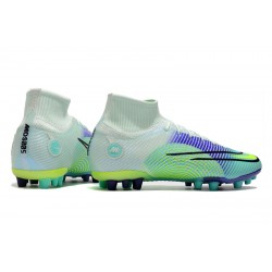 Nike Superfly 8 Elite AG High Light Green Turqoise Women/Men Football Boots