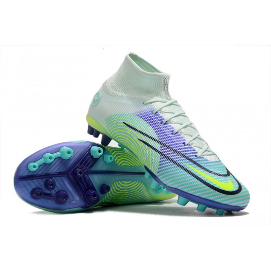 Nike Superfly 8 Elite AG High Light Green Turqoise Women/Men Football Boots